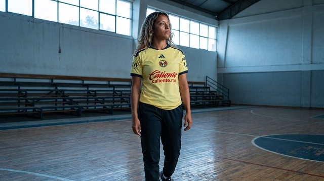 AI recreation of the Club América home 2026/27 shirt, generated by Kitlist from its documented design record.