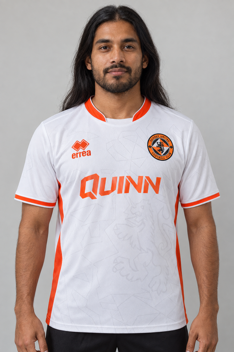 AI recreation of the Dundee United away 2024/25 shirt, generated by Kitlist from its documented design record.