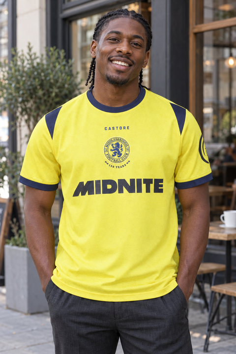 AI recreation of the Middlesbrough FC third 2026/27 shirt, generated by Kitlist from its documented design record.